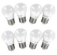 8 ampoules rétro LED E27 3 W - Blanc chaud Luminea. Belle température de couleur