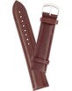 Bracelet de montre cuir lisse - marron 22 mm