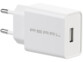 Chargeur secteur USB compact 2,1 A / 10,5 W coloris blanc de la marque Pearl