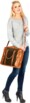 Sac cabas aspect feutre & cuir - Mixte