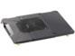 Support ventilé pour ordinateur portable noir à accents verts et grille hexagonale