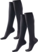 2 paires de chaussettes de contention - taille S / M