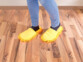2 paires de chaussons de nettoyage - Taille 42-44 (L)