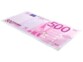 Drap de bain microfibre design billet de 500 euros. 180 x 90 cm Pearl