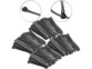 400 colliers de serrage réutilisables - Noir - 150 x 7,6 mm