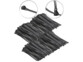 400 colliers de serrage réutilisables - Noir - 200 x 7,6 mm