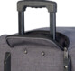 Sac de voyage XCase gris sur roulettes vu de trois quarts avec poignée télescopique