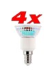 4 Ampoules 60 LED SMD E14 3,3 W -  blanc neutre
