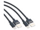 2 câbles USB-A vers Lightning - 100 cm