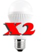 Lot de 2 ampoules LED High-Power 9 W E27 blanc froid 
