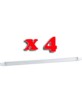 Lot de 4 tubes lumineux LED T8 - 120 cm