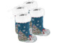 4 chaussettes de Noël à LED