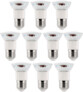 10 ampoules 60 LED SMD E27 3,3 W -  blanc chaud