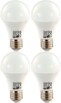4x ampoule LED 7 W E27 Blanc chaud Luminea