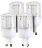 Lot de 4 ampoules compactes LED 3 W avec éclairage 360° - GU9 - Blanc chaud