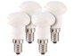 Lot de 4 ampoules LED avec réflecteur, 6 W, E14 - Blanc