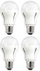 Pack de 4 ampoules LED E27 12 W dimmable Super Intensité - Blanc chaud