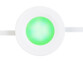 Spot à LED connecté ULA-100 Lunartec avec lumière verte.