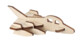 Maquette 3D en bois de bombardier, par Infactory.