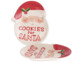 Lot de 2 assiettes décoratives Père Noël "Cookies for Santa"