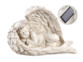 Figurine ange endormi avec éclairage LED par panneau solaire par Lunartec