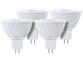 Lot de 4 spots à LED COB GU 5.3 - Blanc - High Power