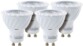 Lot de 4 spots à LED COB GU10 - Blanc chaud - High Power