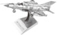 Maquette 3D en métal : Avion de chasse - 26 pièces