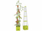 Set de 2 pots de fleur à étages avec réservoir 2,5 L