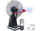 Ventilateur de table 2 en 1 avec vaporisation à ultrasons 3 modes de soufflerie et 3 vitesses du flux d'air
