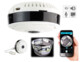 Caméra de surveillance IP panoramique 360° à vision PIR "IPC-510.wide" . avec application gratuite