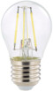 10 ampoules LED à filament - culot E27 - forme Goutte - Blanc