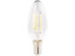 Ampoule bougie LED E14 B35 470 lm 360° A+ 4 W blanc lumière du jour luminea