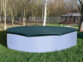 Bâche ronde pour piscine ou trampoline - Ø 3 m