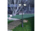 double lampadaire de jardin sur pied en inox sur pied 2 m swl400