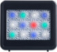 Simulateur TV avec 12 LED : 7 blanches, 2 vertes, 2 bleues et 1 rouge