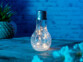 Ampoule à LED décorative aspect craquelé, avec chargement solaire et capteur de luminosité