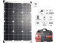 Batterie nomade 80 Ah avec panneau solaire 50 W