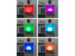 Boule lumineuse à LED solaire télécommandée RVBB / 60 lm / IP67 / Ø 20 cm. Différehtes couleurs