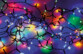 Guirlande lumineuse effet cascade pour sapin de Noël, 180 LED, avec bluetooth & application