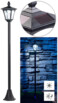 Lanterne d'extérieur SWL-10 style lampadaire avec capteur d'obscurité et luminosité réglable