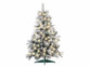 Sapin de noël lumineux artificiel enneigé avec guirlande LED intégrée facile et rapide à monter par Infactory 