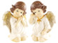 2 anges de Noël décoratifs - 15 cm