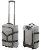 valise souple en tissu style tweed avec trolley et roulettes capacité 44l xcase