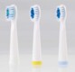 tetes de brossage 3 couleurs 3 douceurs pour brosse a dent electrique sonique newgen medicals nx7416
