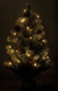 2 sapins de Noël avec guirlande - 30 LED - 60 cm