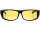 Sur-lunettes avec verres sont polarisants