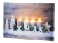 Tableau lumineux "Bougies de Noël" 30 x 20 cm Infactory