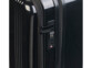 Vue sur le cadenas TSA séparé pour contenu de la valise et compartiment pour ordinateur portable