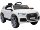 Voiture pour enfant modèle Audi Q5 limitée à 7 km/h.